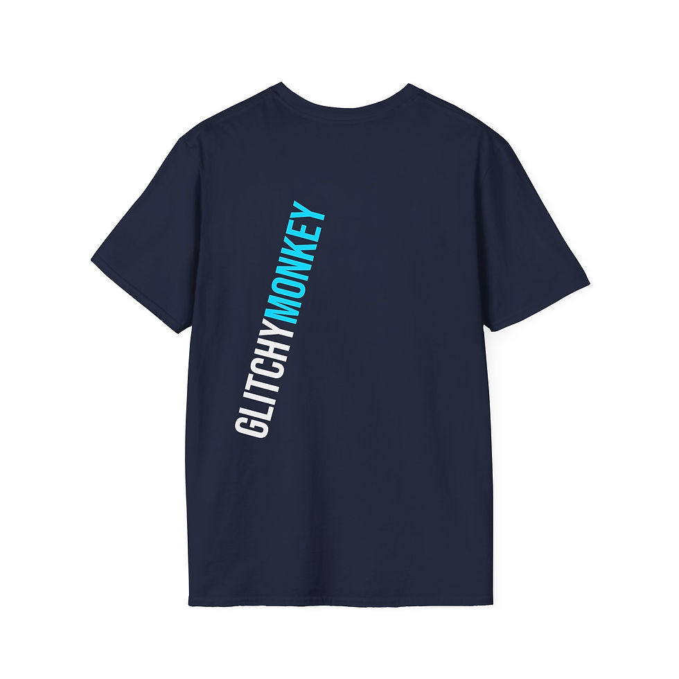 Thumbnail: The Primate Formerly Known as Chimp - Glitchy Monkey Guitar T-Shirt