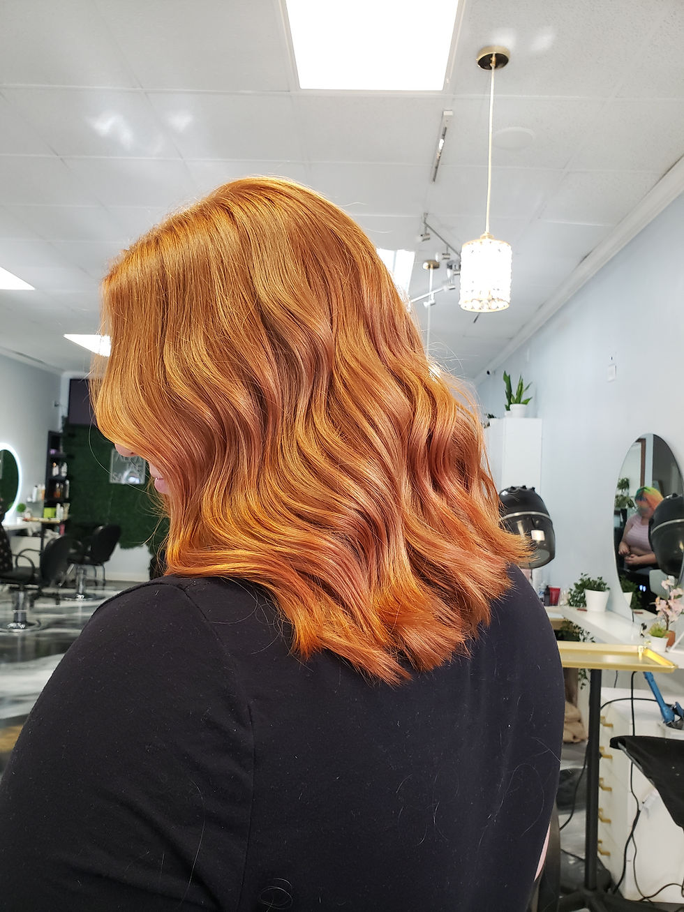 Bright Copper Hair