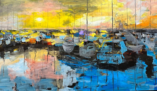 Santa Barbara Harbor 24x48.jpeg