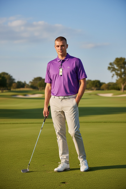 Thumbnail: Lowco Surfside Pique Premium Stripe  Performance Polo