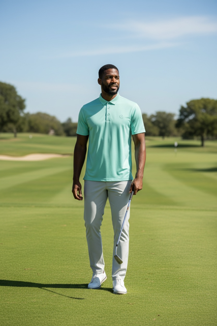 Thumbnail: Lowco Linen Green Polo