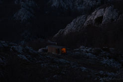 Šugarska Duliba at night.