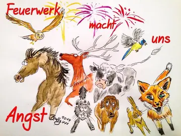 Silvester: Lebensbedrohend für Tiere