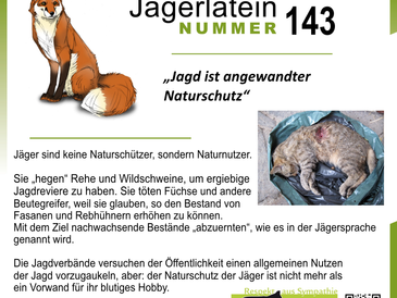 Jägerlatein: Jagd und Naturschutz