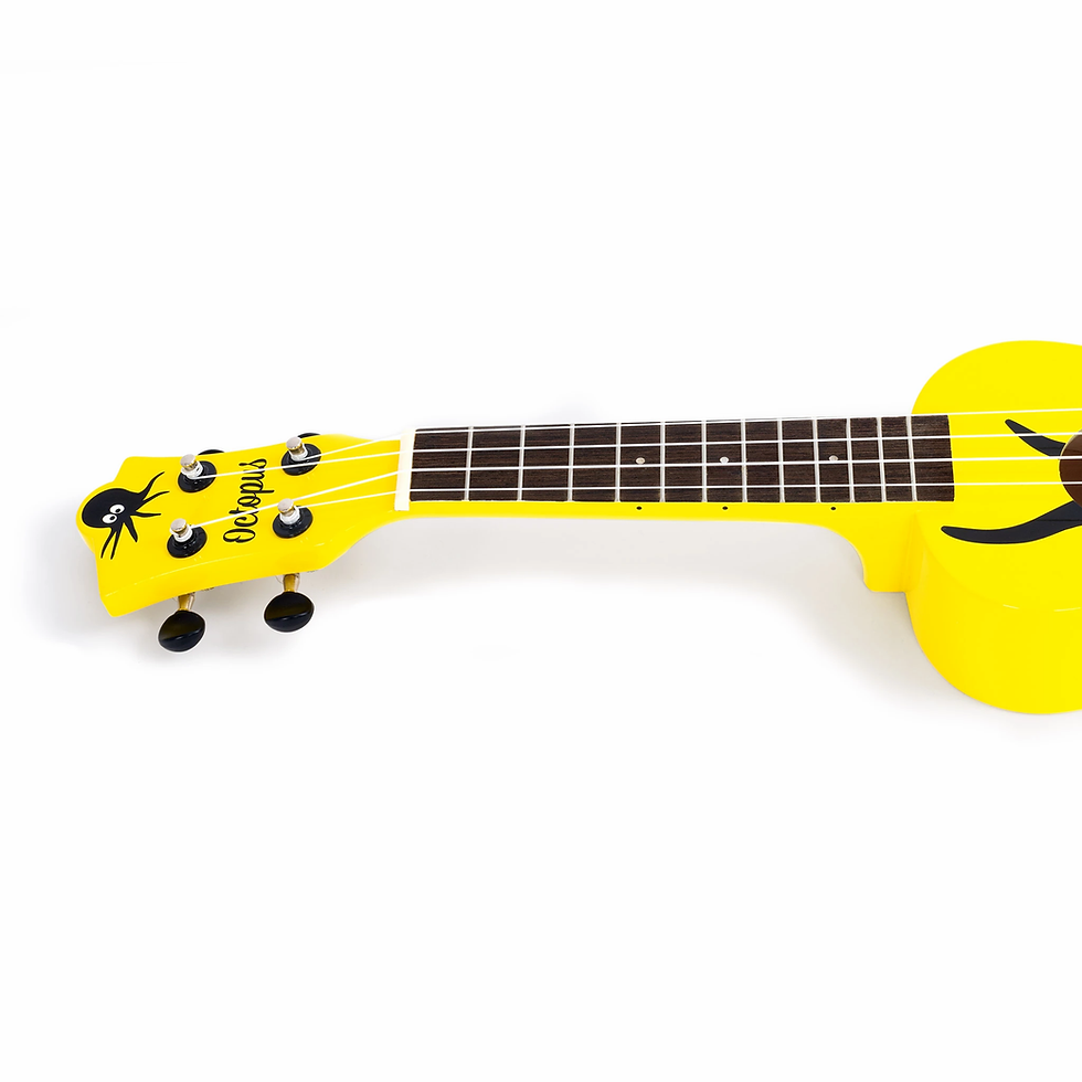 Miniatura: Ukulele Octopus - rozmiar SOPRAN(wzór ośmiornicy)