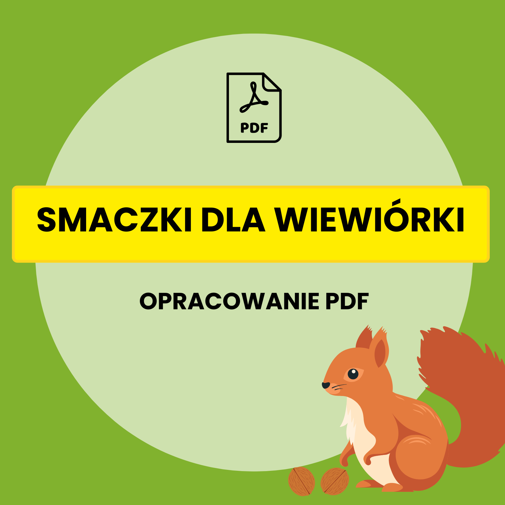 Smaczki dla wiewiórki