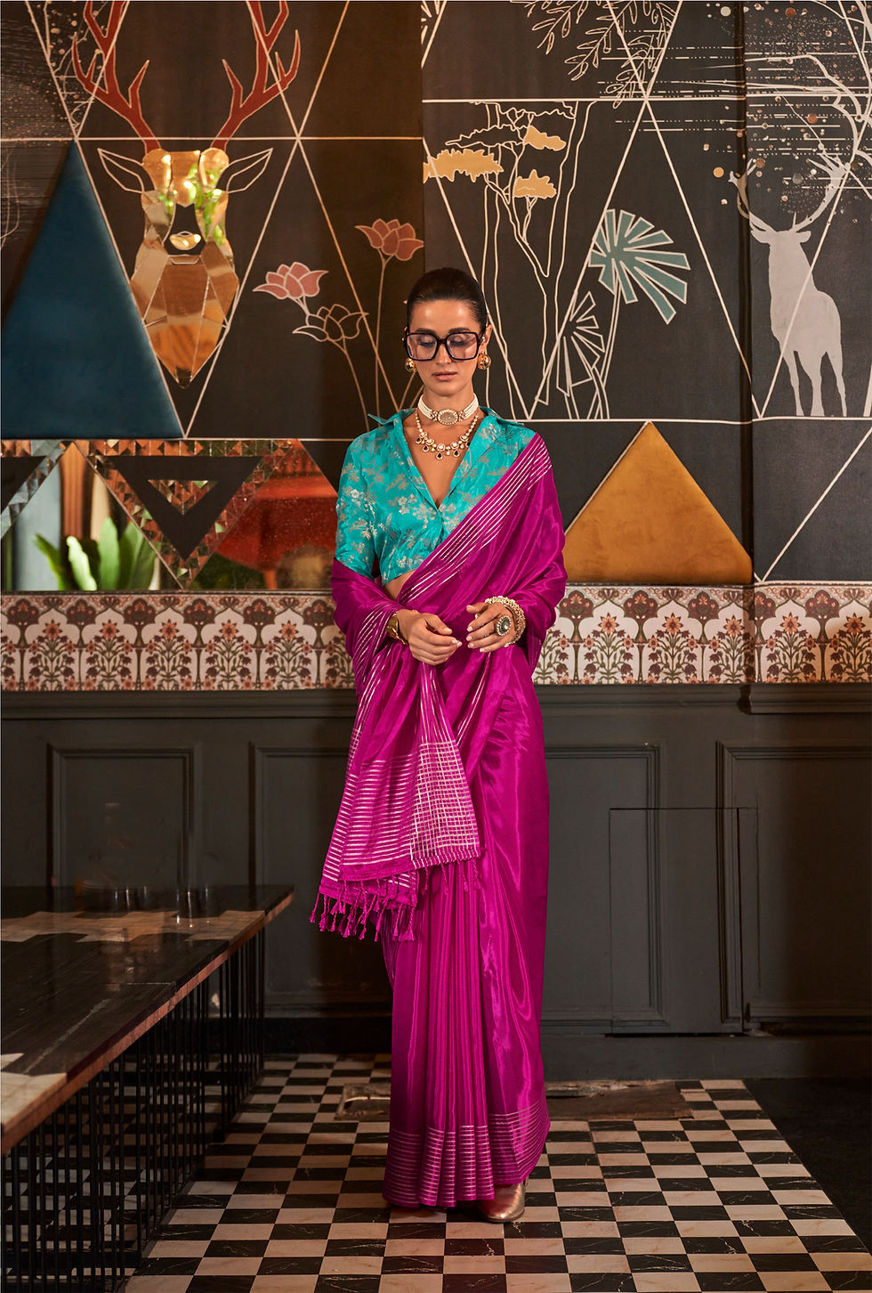 Thumbnail: Bridal Sarees, Party Wear, Bollywood, Kanjivaram Saree, Net, Lehenga, Printed, Half Sarees, Chikankari, Bandhani, Georgette,