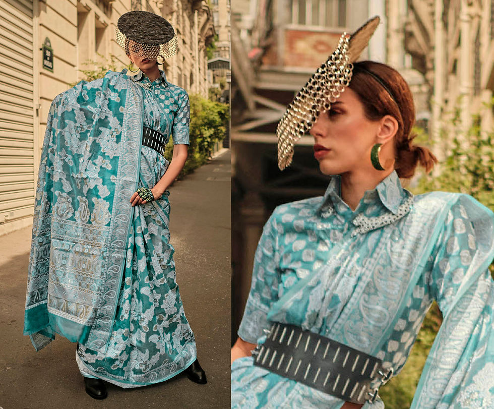 Thumbnail: Bridal Sarees, Party Wear, Bollywood, Kanjivaram Saree, Net, Lehenga, Printed, Half Sarees, Chikankari, Bandhani, Georgette,