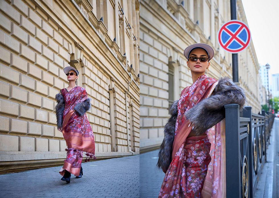 Thumbnail: Bridal Sarees, Party Wear, Bollywood, Kanjivaram Saree, Net, Lehenga, Printed, Half Sarees, Chikankari, Bandhani, Georgette,