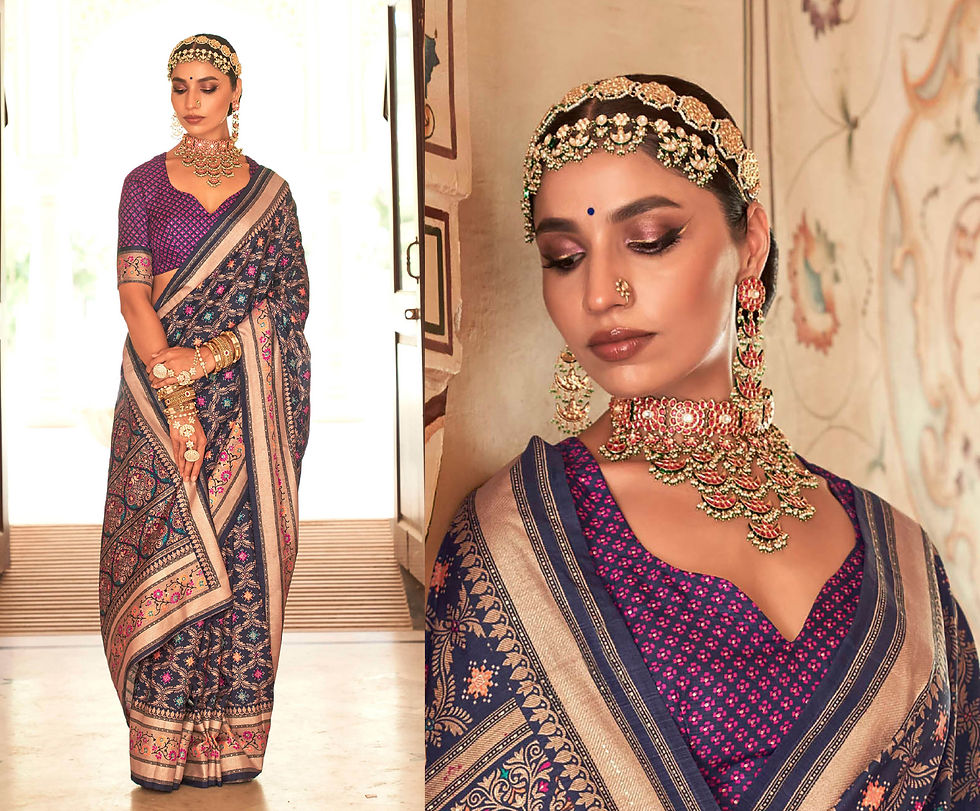 Thumbnail: Bridal Sarees, Party Wear, Bollywood, Kanjivaram Saree, Net, Lehenga, Printed, Half Sarees, Chikankari, Bandhani, Georgette,