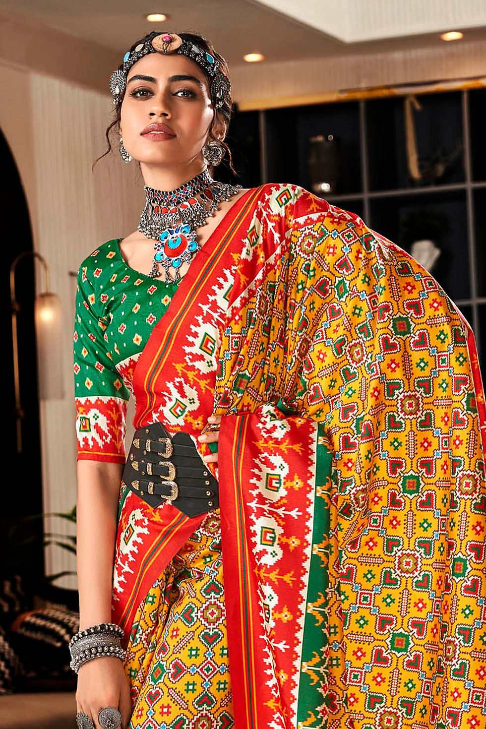 Thumbnail: Bridal Sarees, Party Wear, Bollywood, Kanjivaram Saree, Net, Lehenga, Printed, Half Sarees, Chikankari, Bandhani, Georgette,