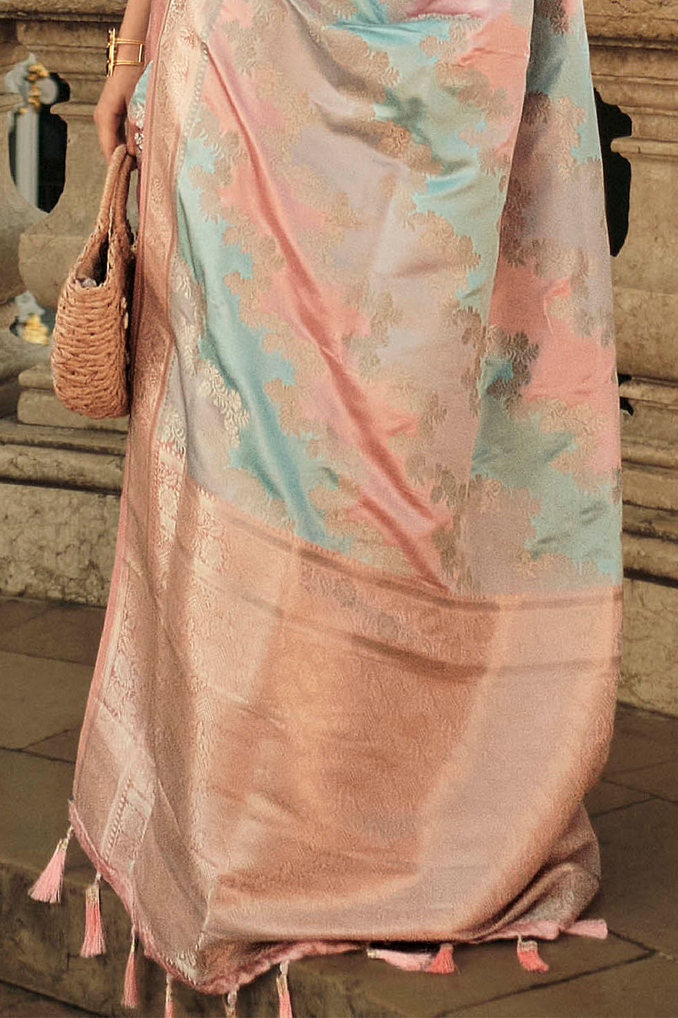 Thumbnail: Bridal Sarees, Party Wear, Bollywood, Kanjivaram Saree, Net, Lehenga, Printed, Half Sarees, Chikankari, Bandhani, Georgette,