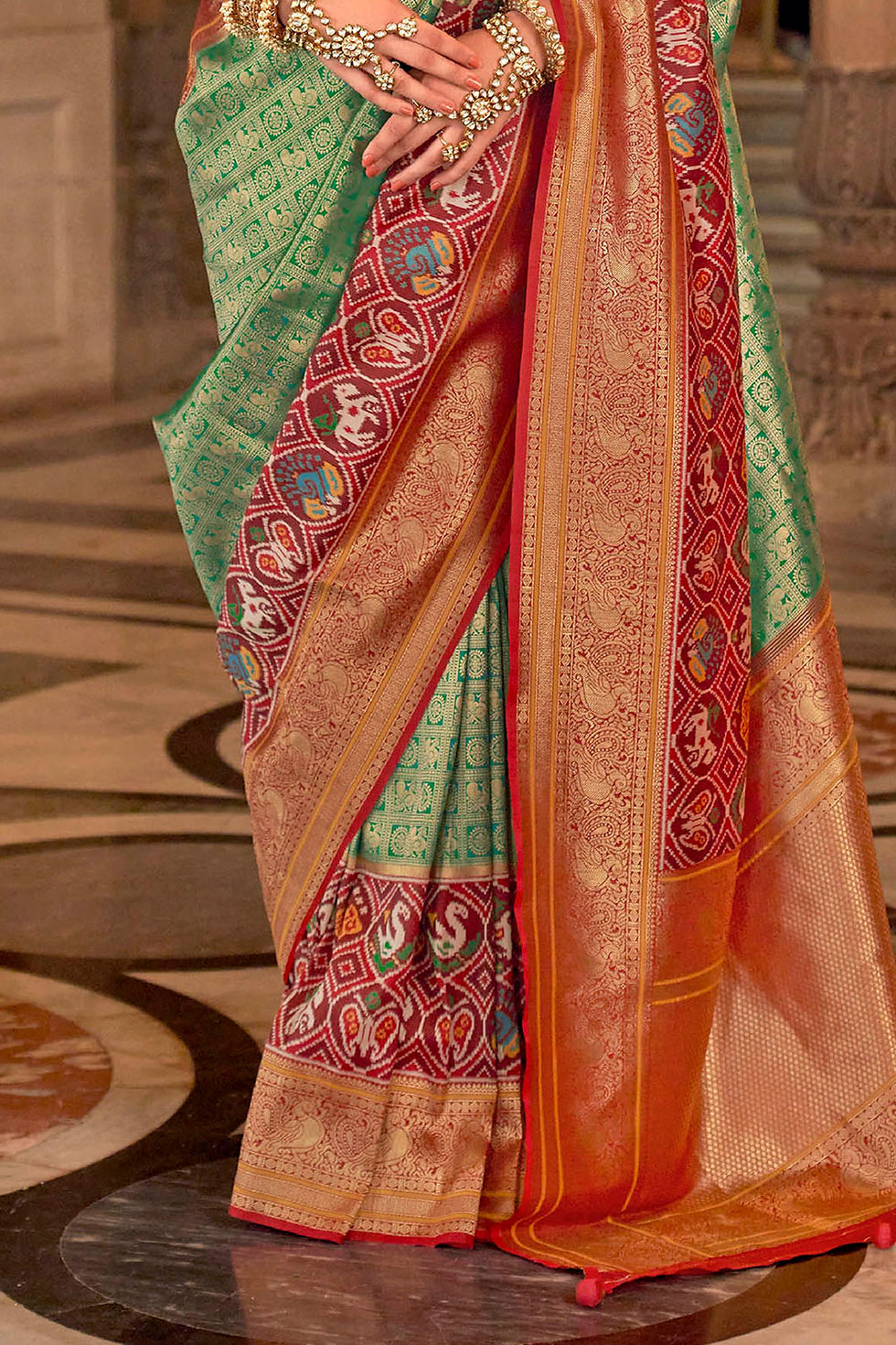 Thumbnail: Latest Designer Saree for Women, Paithani Saree, Linen Saree, Kashmiri Sarees, Saree Blouse, Sarees for Indian Weddings, Red
