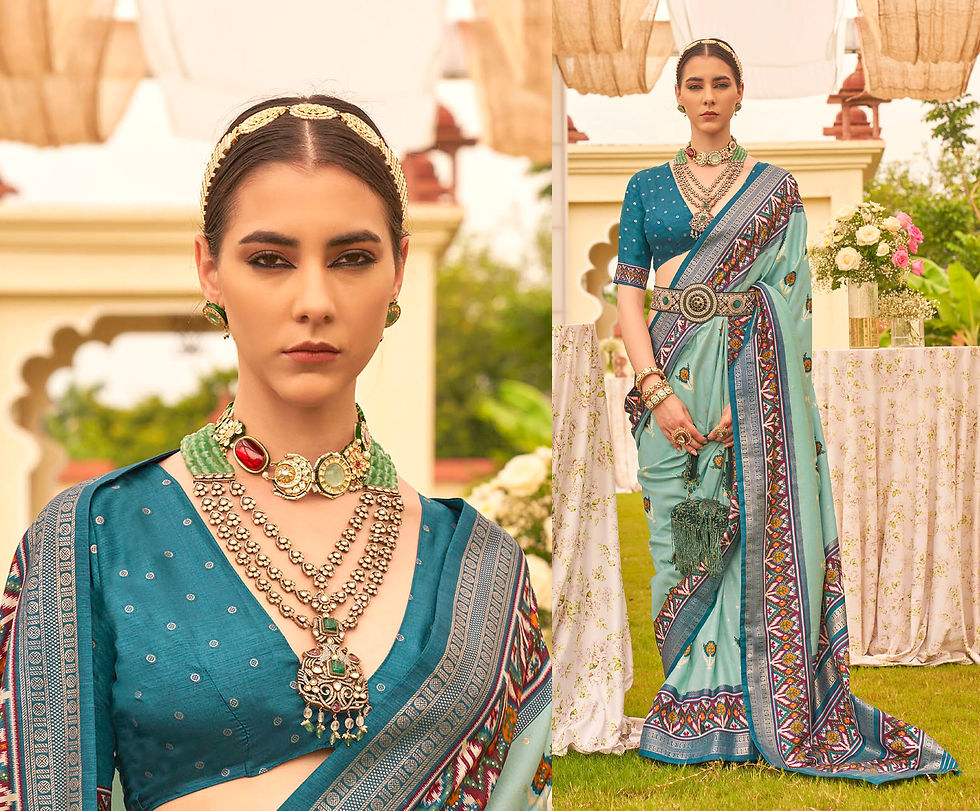 Thumbnail: Bridal Sarees, Party Wear, Bollywood, Kanjivaram Saree, Net, Lehenga, Printed, Half Sarees, Chikankari, Bandhani, Georgette,