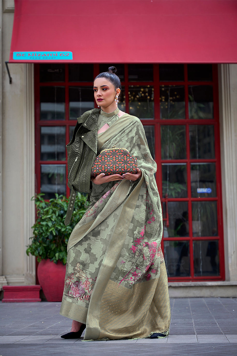 Thumbnail: Bridal Sarees, Party Wear, Bollywood, Kanjivaram Saree, Net, Lehenga, Printed, Half Sarees, Chikankari, Bandhani, Georgette,