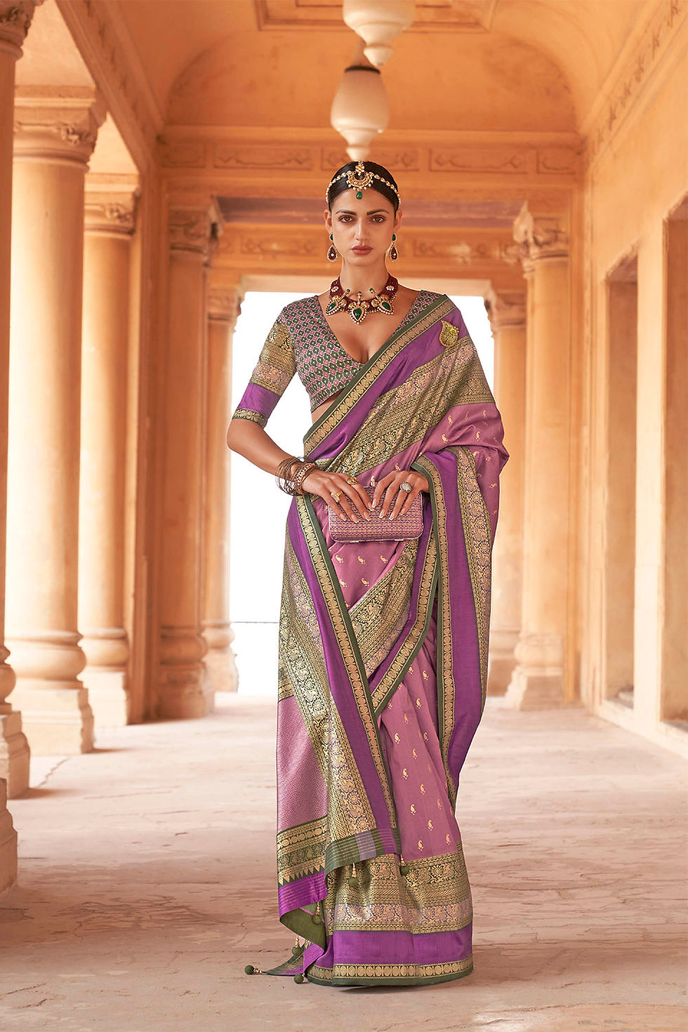 Thumbnail: Bridal Sarees, Party Wear, Bollywood, Kanjivaram Saree, Net, Lehenga, Printed, Half Sarees, Chikankari, Bandhani, Georgette,