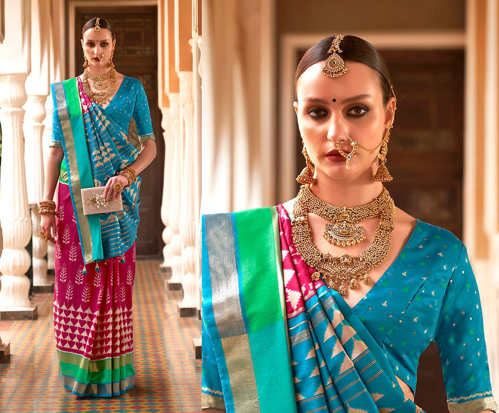 Thumbnail: Bridal Sarees, Party Wear, Bollywood, Kanjivaram Saree, Net, Lehenga, Printed, Half Sarees, Chikankari, Bandhani, Georgette,