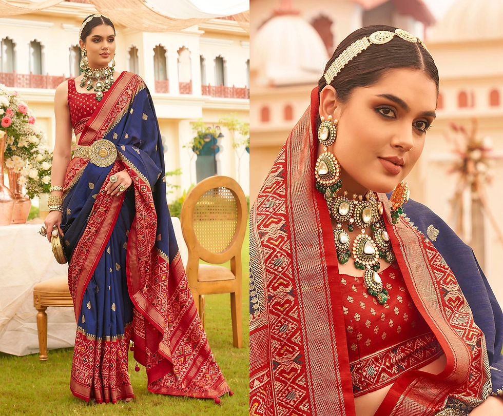 Thumbnail: Latest Designer Saree for Women, Paithani Saree, Linen Saree, Kashmiri Sarees, Saree Blouse, Sarees for Indian Weddings, Red