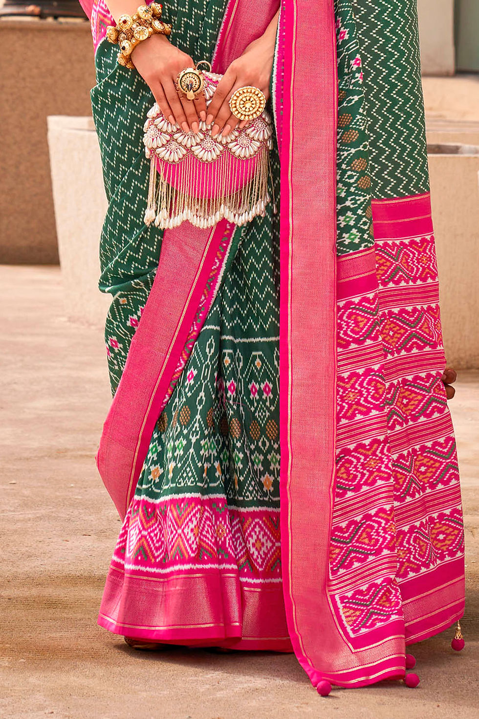 Thumbnail: Bridal Sarees, Party Wear, Bollywood, Kanjivaram Saree, Net, Lehenga, Printed, Half Sarees, Chikankari, Bandhani, Georgette,