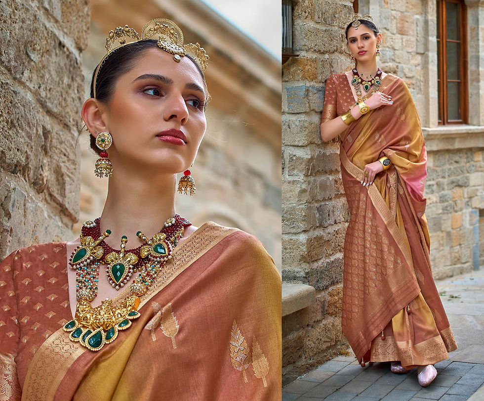 Thumbnail: Bridal Sarees, Party Wear, Bollywood, Kanjivaram Saree, Net, Lehenga, Printed, Half Sarees, Chikankari, Bandhani, Georgette,