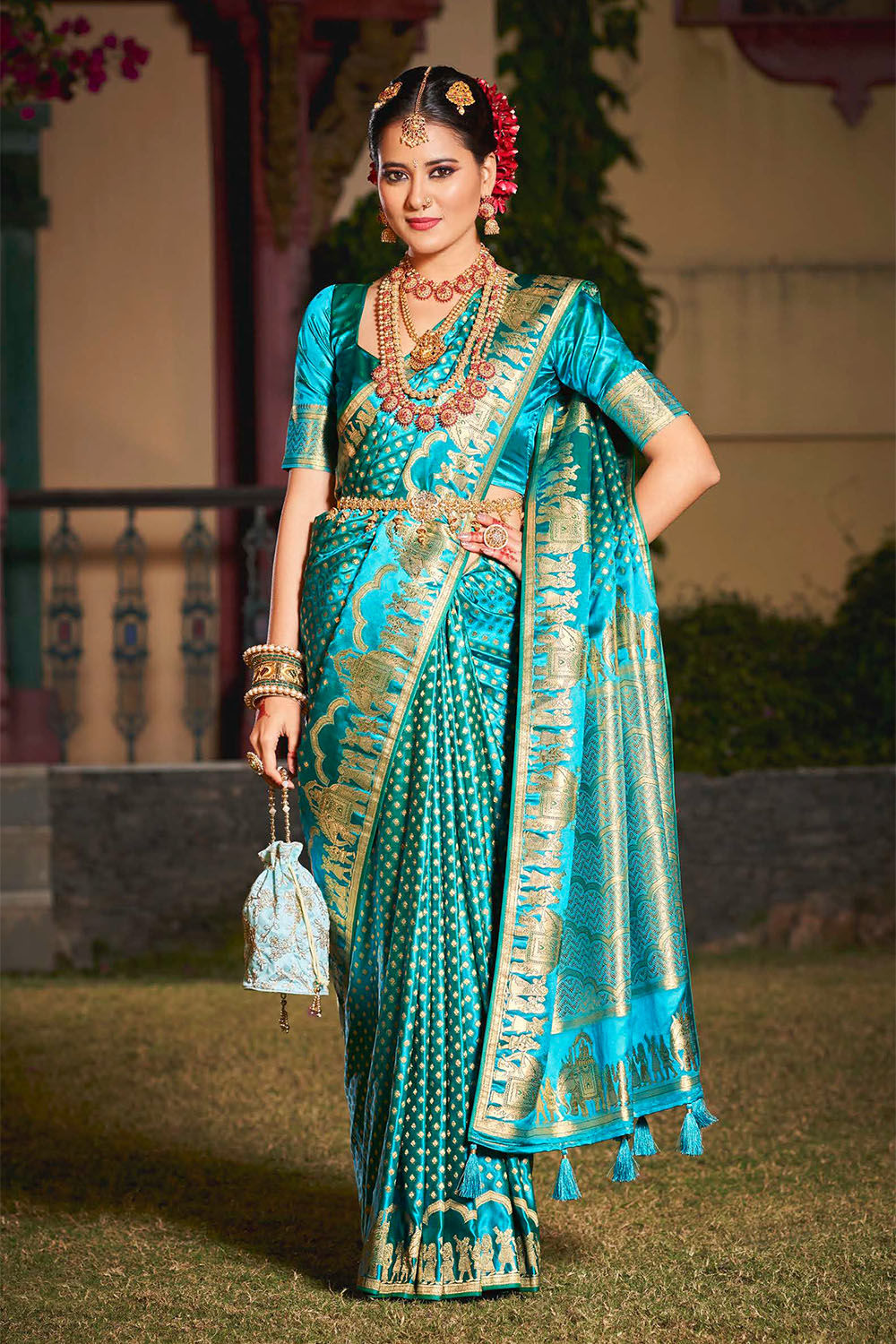 Bridal Sarees, Party Wear, Bollywood, Kanjivaram Saree, Net, Lehenga, Printed, Half Sarees, Chikankari, Bandhani, Georgette,