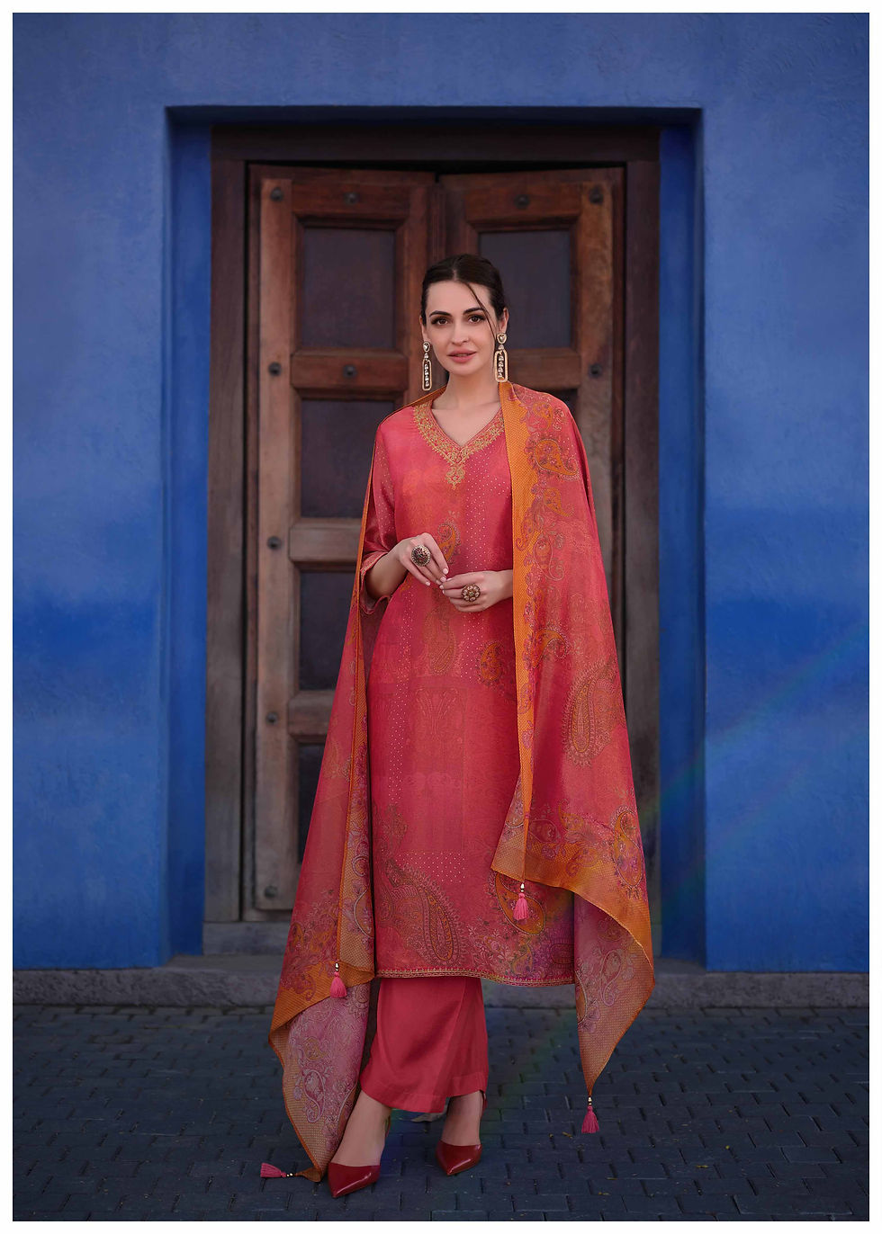 Thumbnail: Cotton Salwar Suit, Pakistani Suits, Pashmina Suits, Indian Dress, Party wear, Suits,  Sharara, Indo western, Anarkali Dress