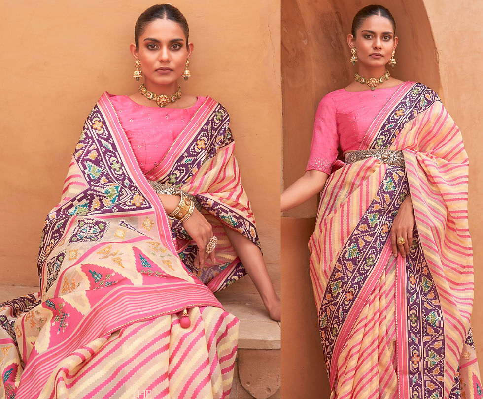 Thumbnail: Bridal Sarees, Party Wear, Bollywood, Kanjivaram Saree, Net, Lehenga, Printed, Half Sarees, Chikankari, Bandhani, Georgette,