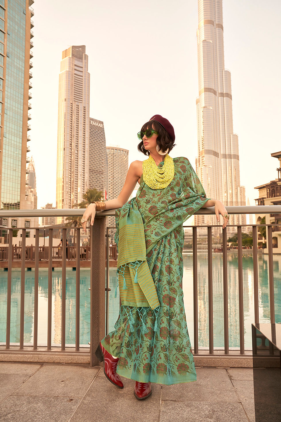 Thumbnail: Bridal Sarees, Party Wear, Bollywood, Kanjivaram Saree, Net, Lehenga, Printed, Half Sarees, Chikankari, Bandhani, Georgette,