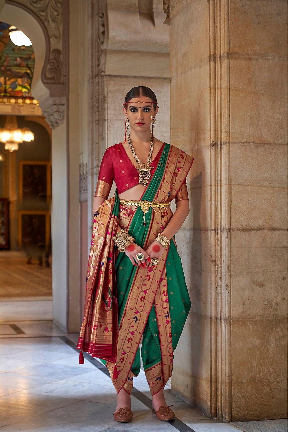 Thumbnail: Bridal Sarees, Party Wear, Bollywood, Kanjivaram Saree, Net, Lehenga, Printed, Half Sarees, Chikankari, Bandhani, Georgette,