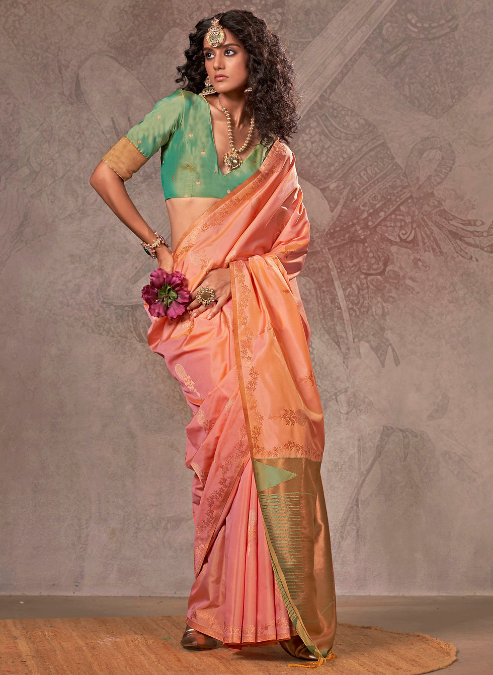 Kanjeevaram Silk Sarees, Designer Kanjivaram Saree, Sari, Sarees for Women, Wedding Saree, Ready to Wear Sarees, Sari Gift