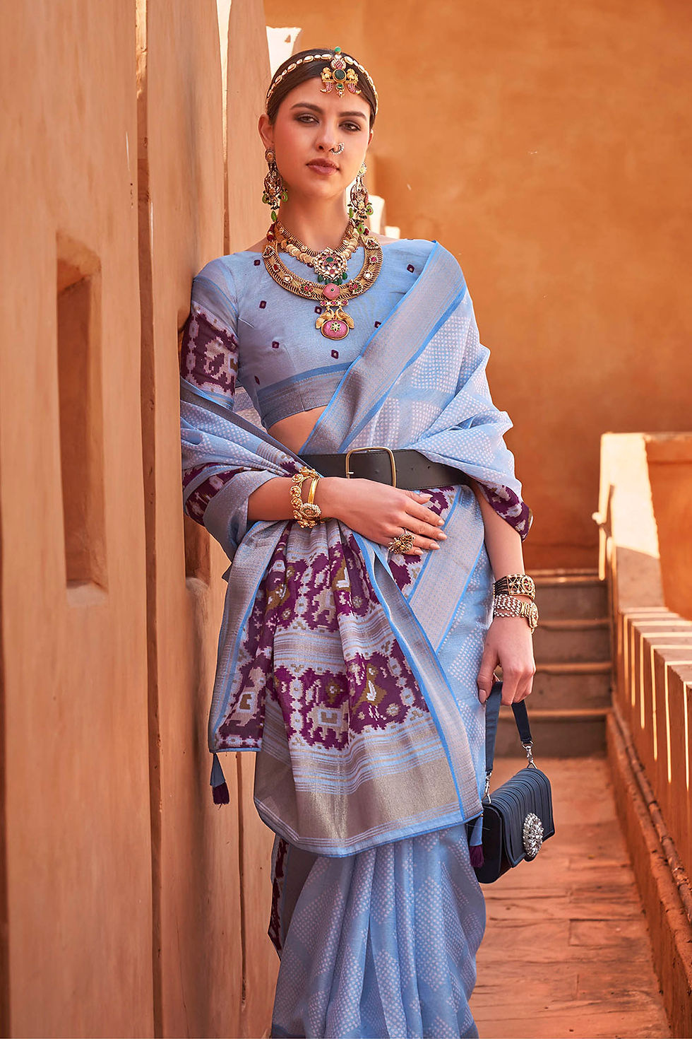 Thumbnail: Bridal Sarees, Party Wear, Bollywood, Kanjivaram Saree, Net, Lehenga, Printed, Half Sarees, Chikankari, Bandhani, Georgette,