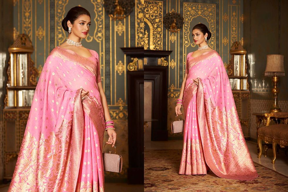 Thumbnail: Bridal Kanjivaram Silk Saree, Latest Kanjivaram Silk Saree, Traditional Kanjivarm Saree, Designer Kanjivaram Silk Saree