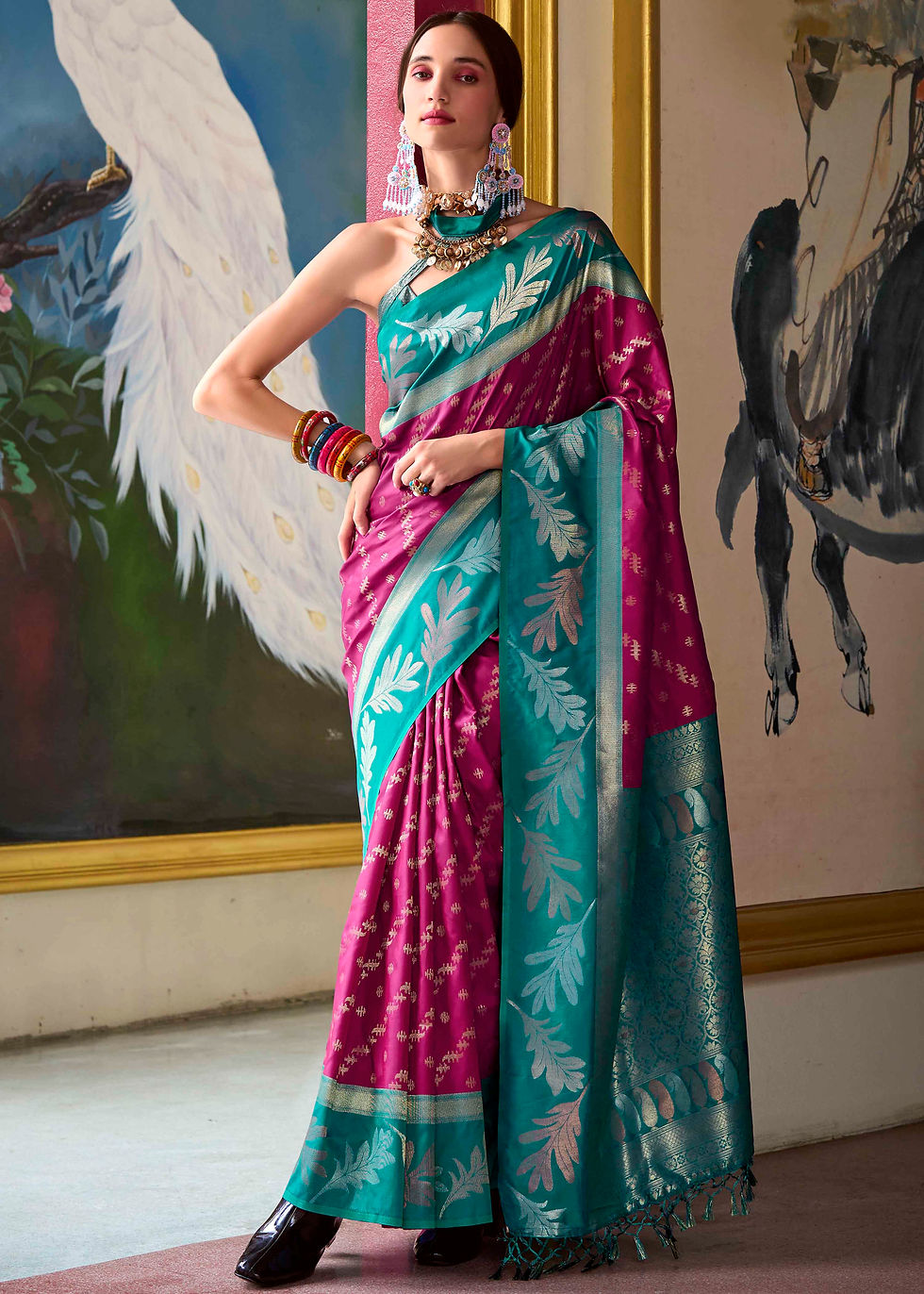 Bridal Sarees, Party Wear, Bollywood, Kanjivaram Saree, Net, Lehenga, Printed, Half Sarees, Chikankari, Bandhani, Georgette,