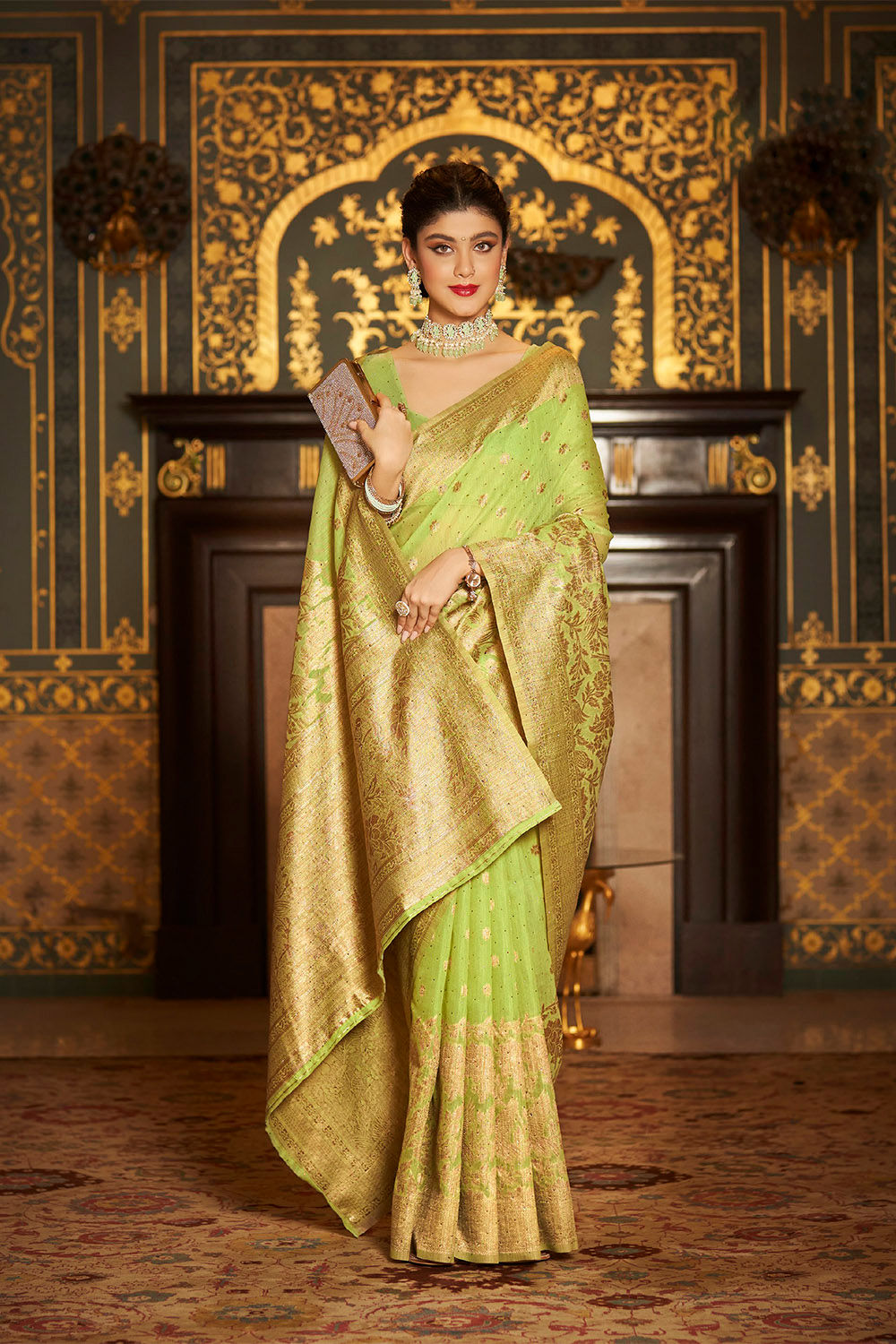Bridal Kanjivaram Silk Saree, Latest Kanjivaram Silk Saree, Traditional Kanjivarm Saree, Designer Kanjivaram Silk Saree