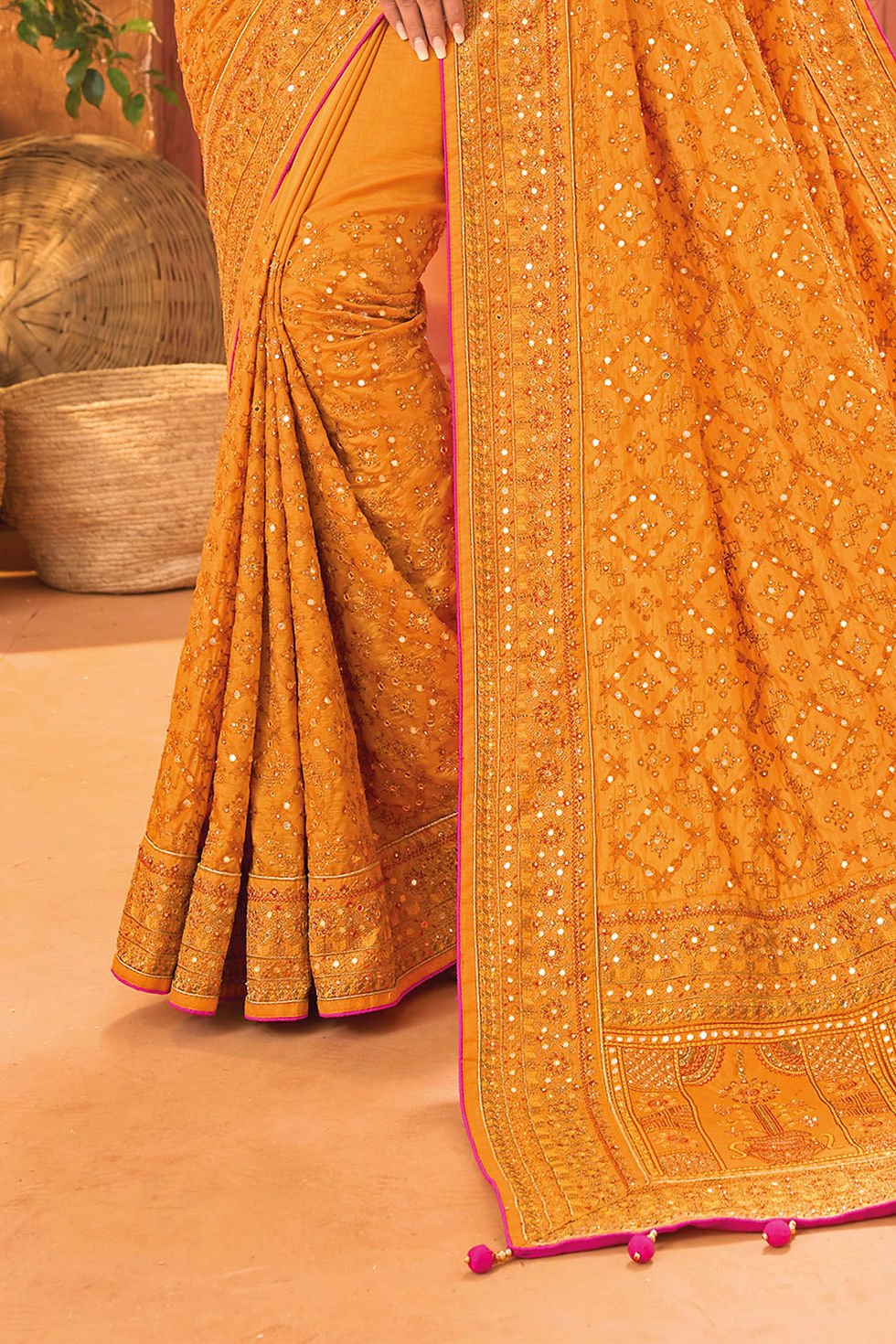 Thumbnail: Bridal Sarees, Party Wear, Bollywood, Kanjivaram Saree, Net, Lehenga, Printed, Half Sarees, Chikankari, Bandhani, Georgette,