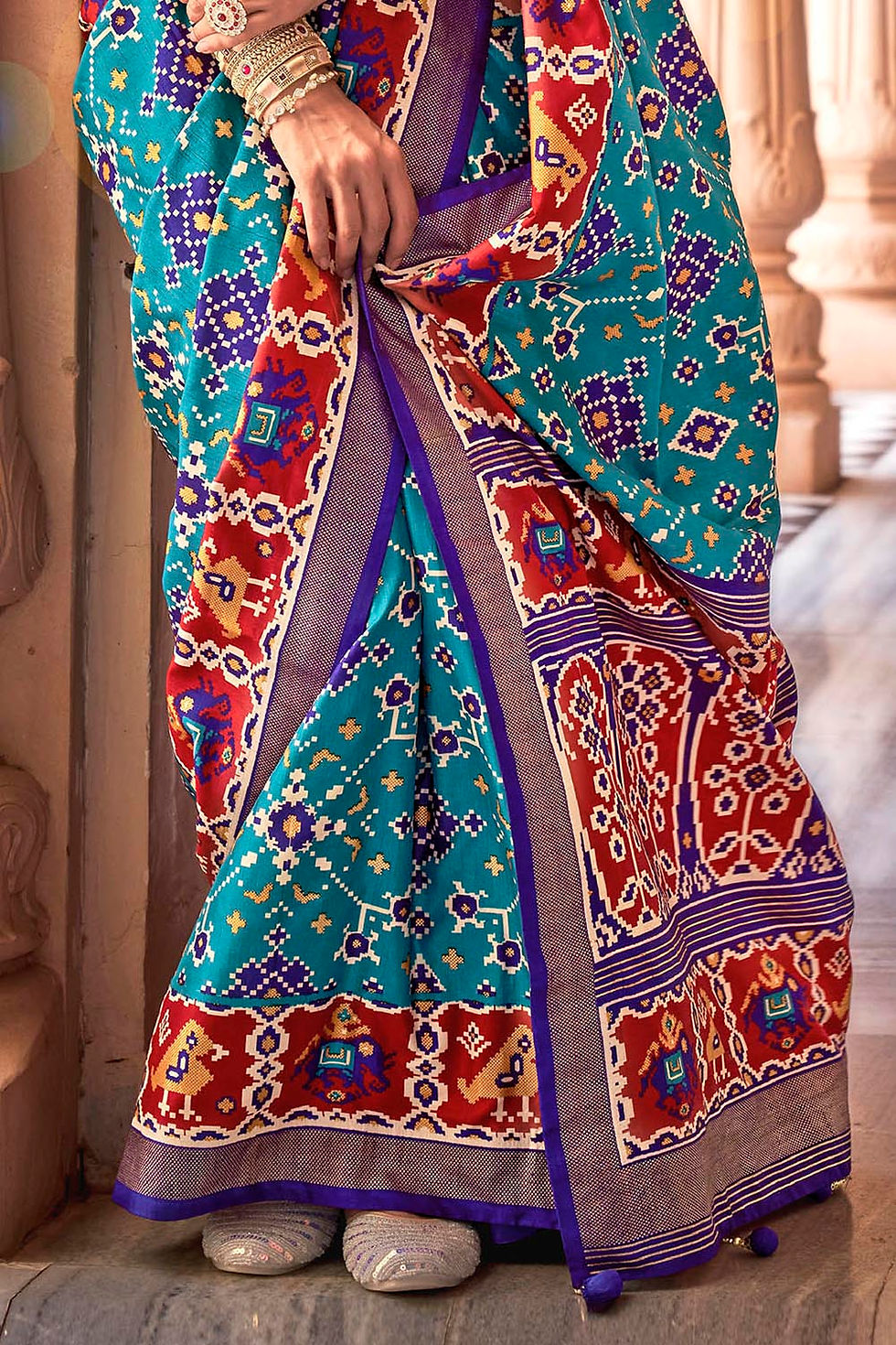 Thumbnail: Bridal Sarees, Party Wear, Bollywood, Kanjivaram Saree, Net, Lehenga, Printed, Half Sarees, Chikankari, Bandhani, Georgette,
