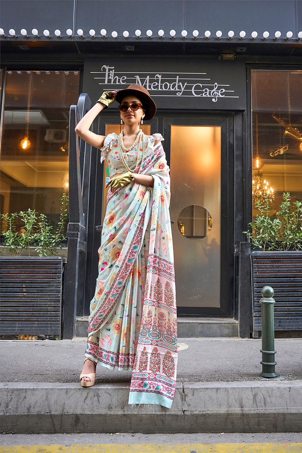 Thumbnail: Bridal Sarees, Party Wear, Bollywood, Kanjivaram Saree, Net, Lehenga, Printed, Half Sarees, Chikankari, Bandhani, Georgette,