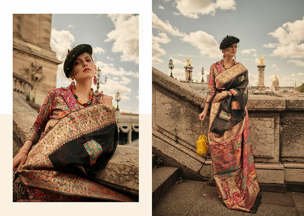 Thumbnail: Bridal Sarees, Party Wear, Bollywood, Kanjivaram Saree, Net, Lehenga, Printed, Half Sarees, Chikankari, Bandhani, Georgette,