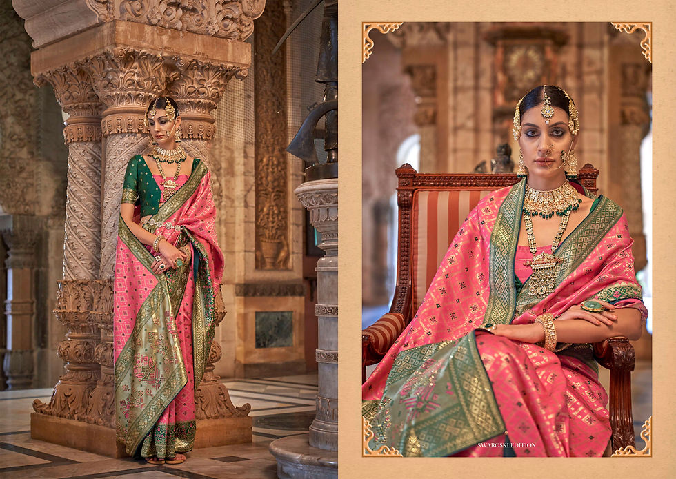 Thumbnail: Bridal Sarees, Party Wear, Bollywood, Kanjivaram Saree, Net, Lehenga, Printed, Half Sarees, Chikankari, Bandhani, Georgette,