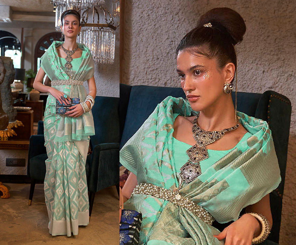 Thumbnail: Bridal Sarees, Party Wear, Bollywood, Kanjivaram Saree, Net, Lehenga, Printed, Half Sarees, Chikankari, Bandhani, Georgette,