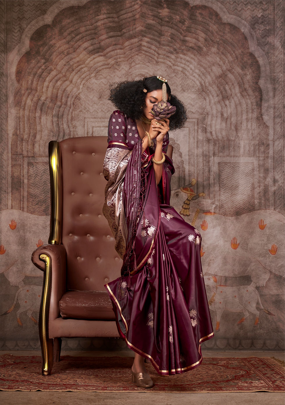 Thumbnail: Bridal Sarees, Party Wear, Bollywood, Kanjivaram Saree, Net, Lehenga, Printed, Half Sarees, Chikankari, Bandhani, Georgette,