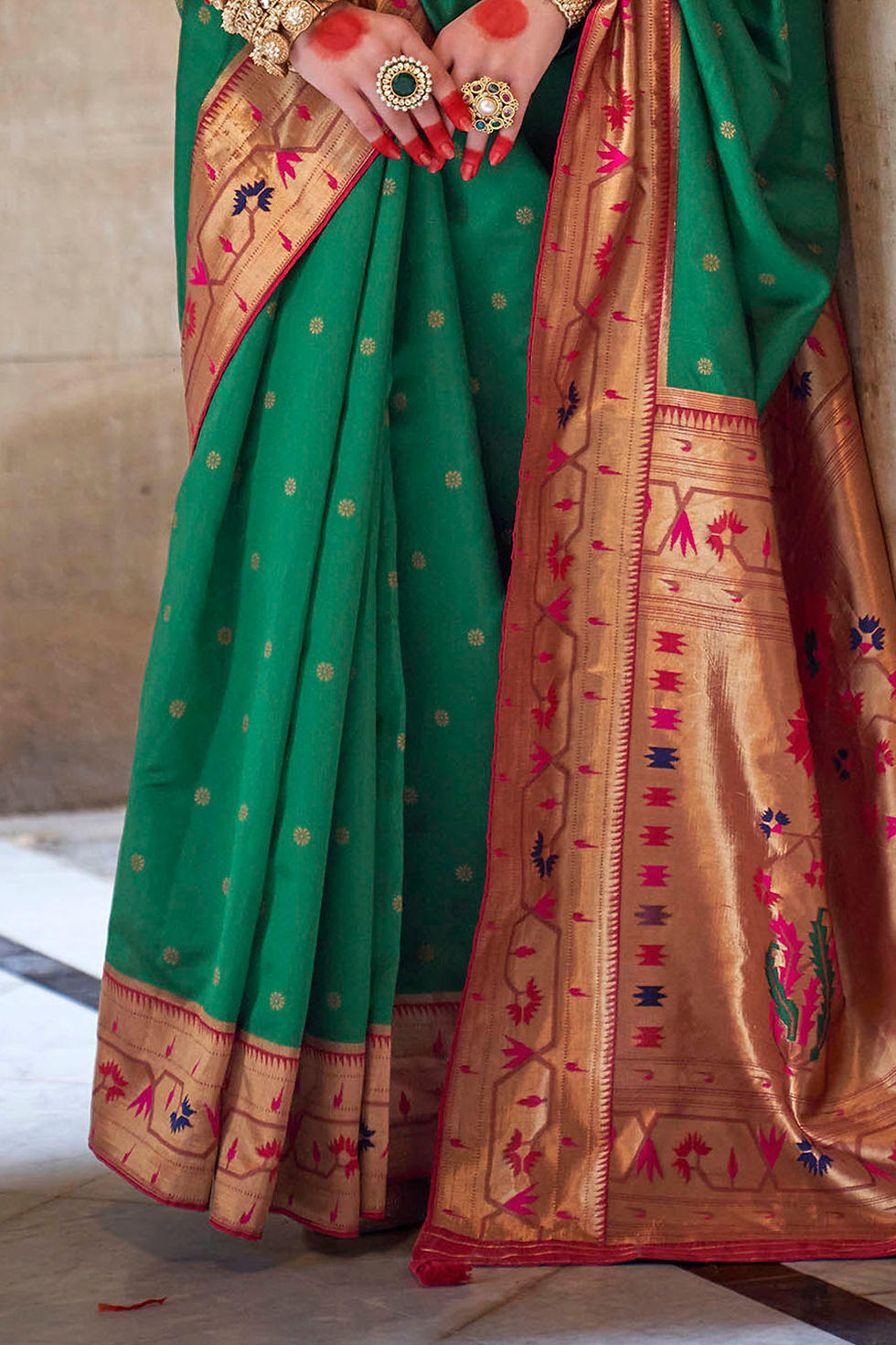 Thumbnail: Bridal Sarees, Party Wear, Bollywood, Kanjivaram Saree, Net, Lehenga, Printed, Half Sarees, Chikankari, Bandhani, Georgette,