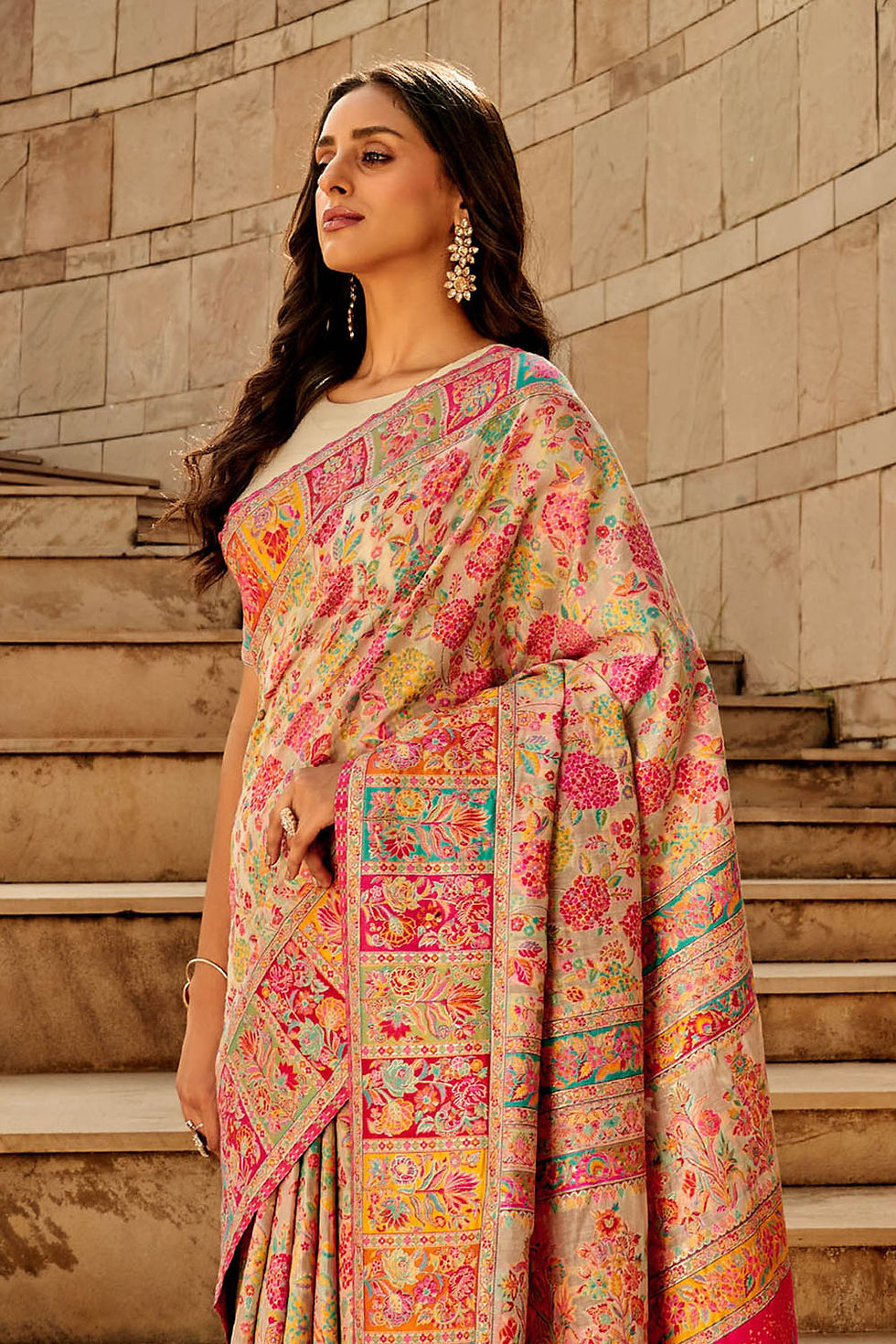 Thumbnail: Bridal Sarees, Party Wear, Bollywood, Kanjivaram Saree, Net, Lehenga, Printed, Half Sarees, Chikankari, Bandhani, Georgette,