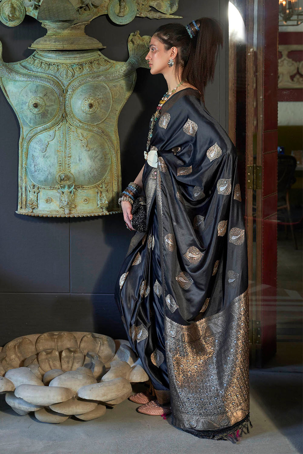 Banarasi Silk Sarees, Designer Banarasi Saree, Sari, Sarees for Women, Wedding Saree, Ready to Wear Sarees, Sari Gift,