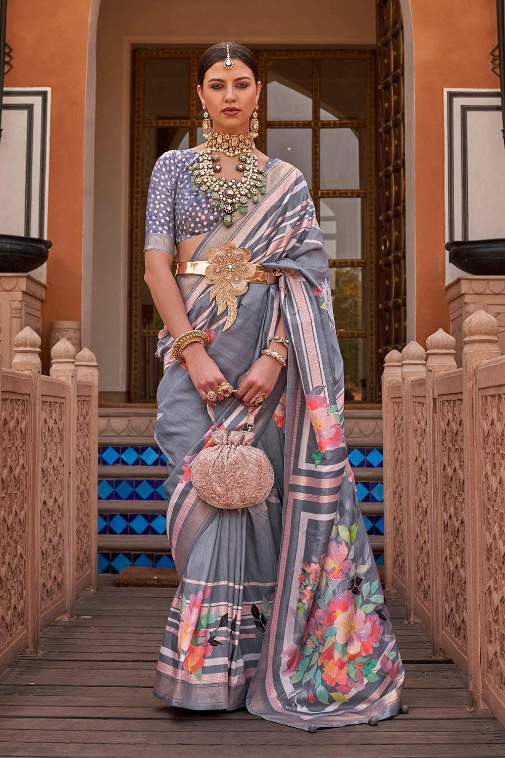 Bridal Sarees, Party Wear, Bollywood, Kanjivaram Saree, Net, Lehenga, Printed, Half Sarees, Chikankari, Bandhani, Georgette,