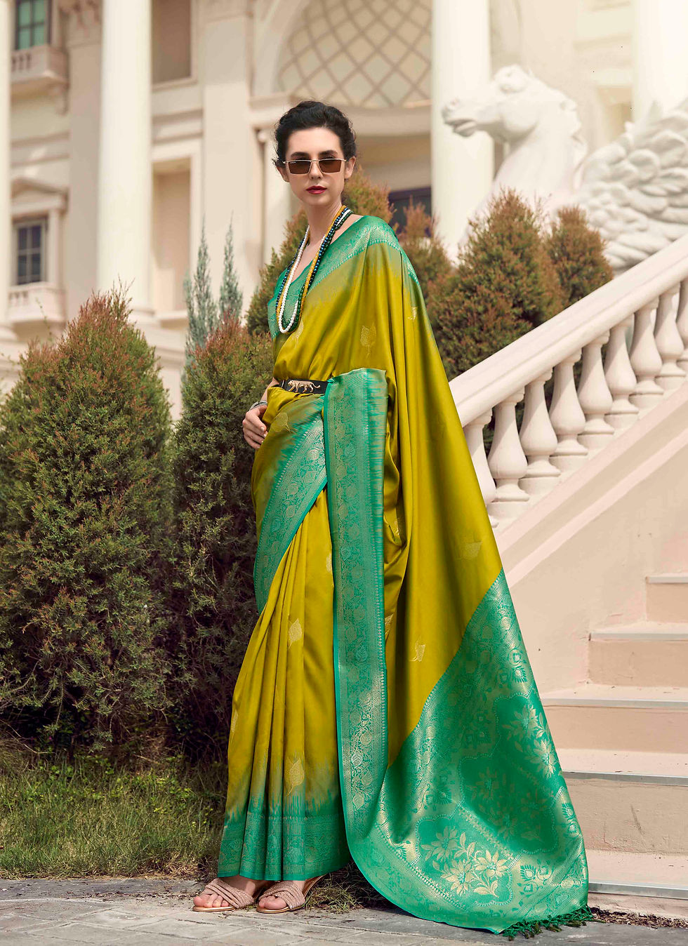Thumbnail: Bridal Sarees, Party Wear, Bollywood, Kanjivaram Saree, Net, Lehenga, Printed, Half Sarees, Chikankari, Bandhani, Georgette,