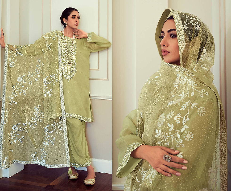 Thumbnail: Cotton Salwar Suit, Pakistani Suits, Designer Pashmina, Dress, Party wear, Suits,  Sharara, Indo western, Anarkali Dress