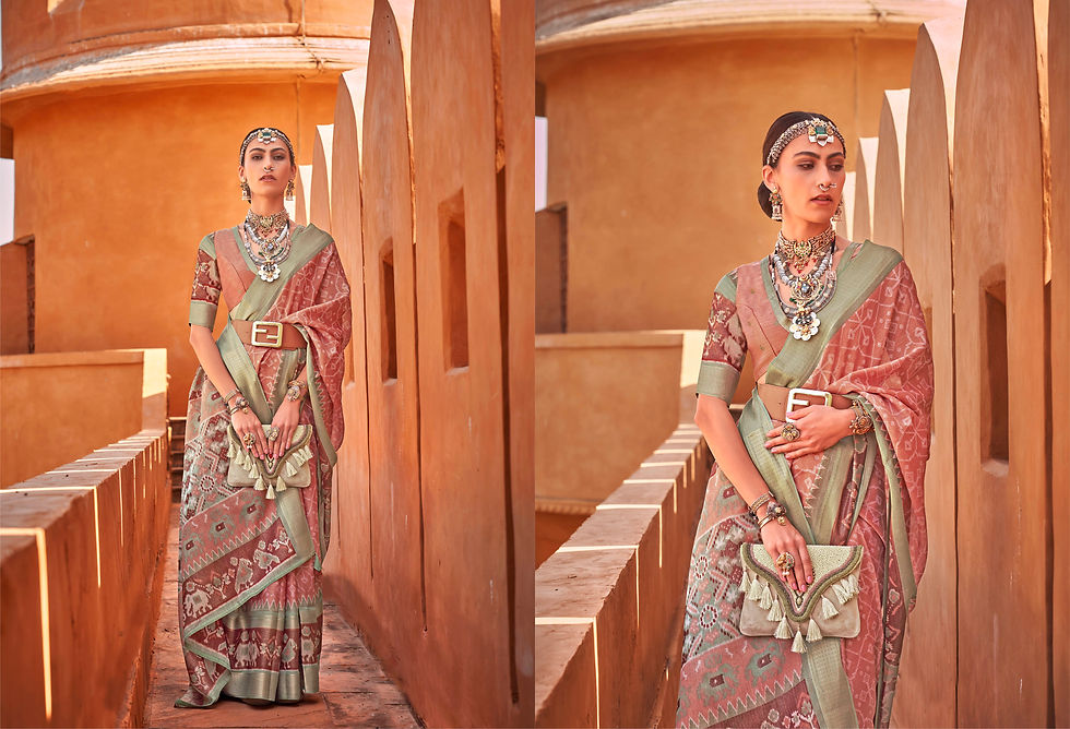 Thumbnail: Bridal Sarees, Party Wear, Bollywood, Kanjivaram Saree, Net, Lehenga, Printed, Half Sarees, Chikankari, Bandhani, Georgette,