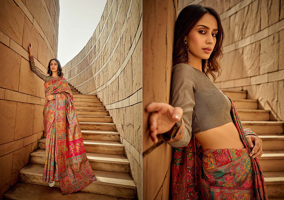 Thumbnail: Bridal Sarees, Party Wear, Bollywood, Kanjivaram Saree, Net, Lehenga, Printed, Half Sarees, Chikankari, Bandhani, Georgette,