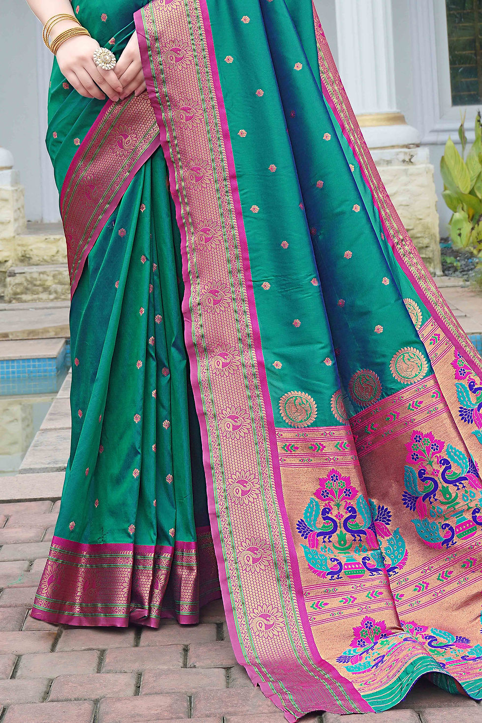 Thumbnail: Bridal Sarees, Party Wear, Bollywood, Kanjivaram Saree, Net, Lehenga, Printed, Half Sarees, Chikankari, Bandhani, Georgette,
